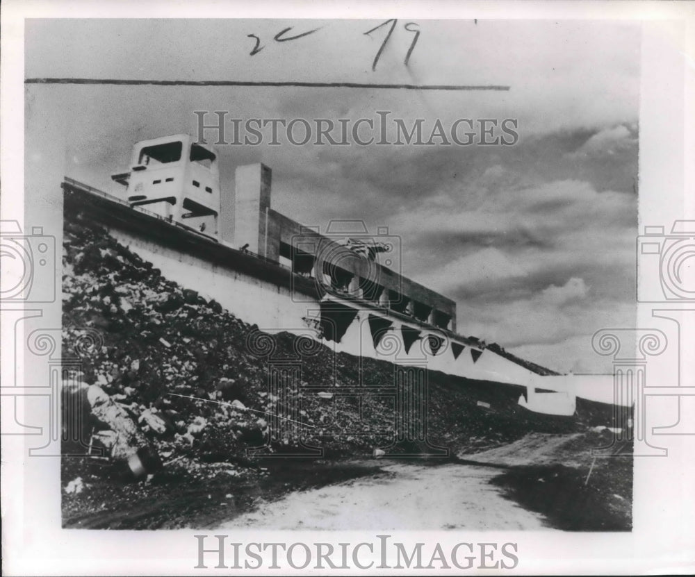 1954 Press Photo Falcon Dam - hca23261- Historic Images