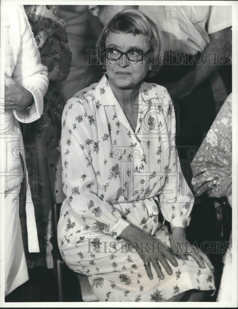 1985 Press Photo Actress Bette Davis in &quot;A Piano For Mrs. Cimino on CBS-TV- Historic Images