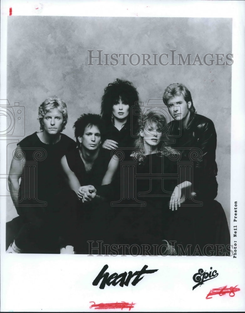 1984 Press Photo Members of the rock band Heart - hca25435- Historic Images