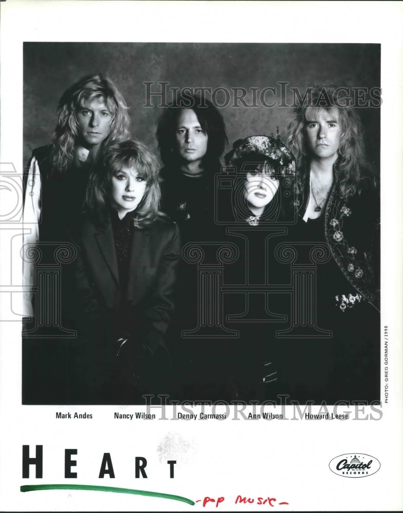 1990 Press Photo Members of Heart - hca25436- Historic Images