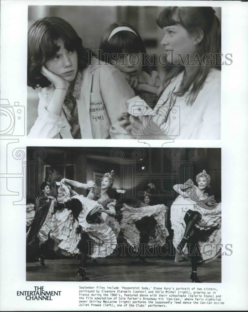 1982 Press Photo Shirley MacLaine, Juliet Prowse in &quot;Can-Can&quot; - hca25642- Historic Images