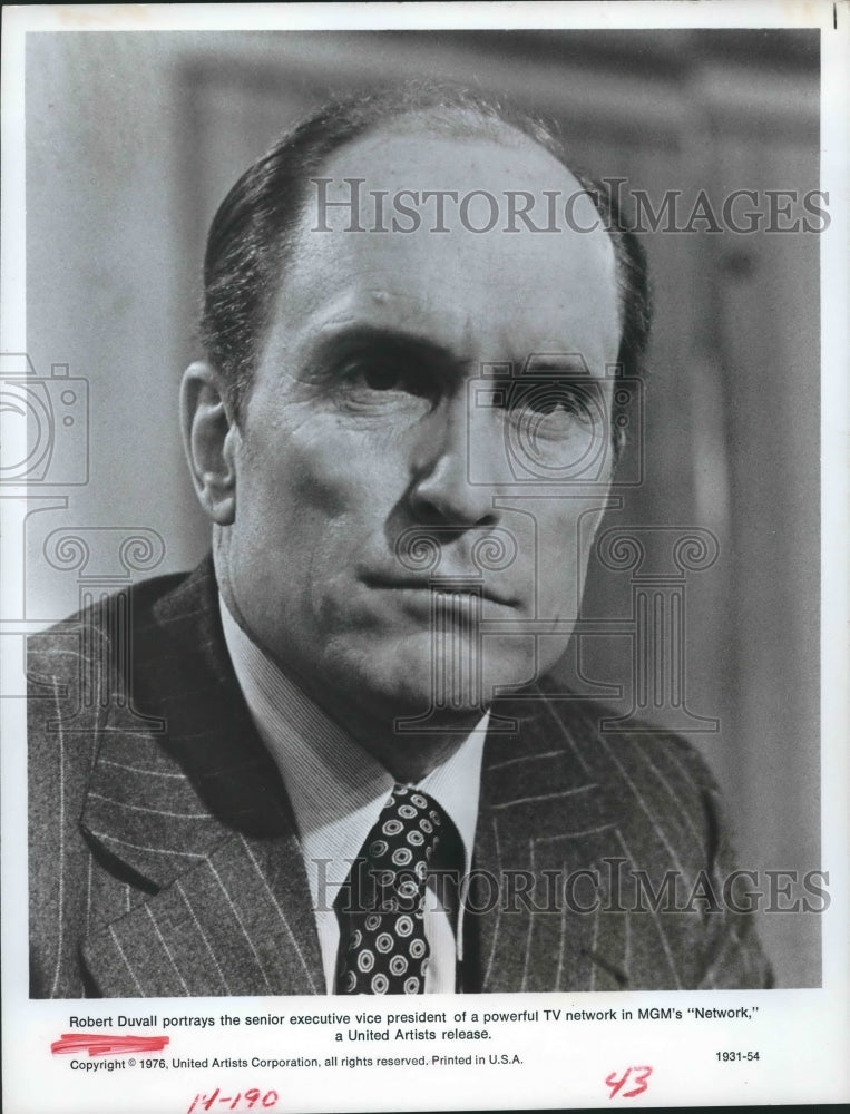 1977 Press Photo Robert Duvall in &quot;American Buffalo&quot; - hca25735- Historic Images