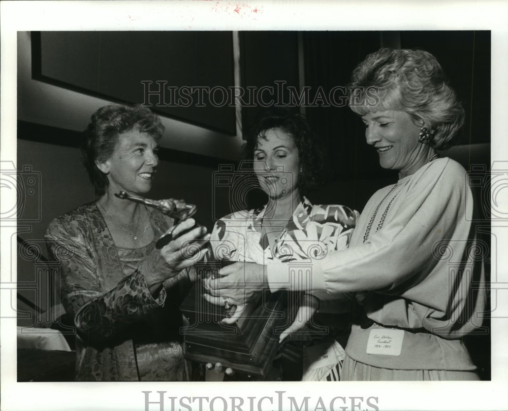 1989 Press Photo Houston Ladies Tennis Association presidents - hca30109- Historic Images