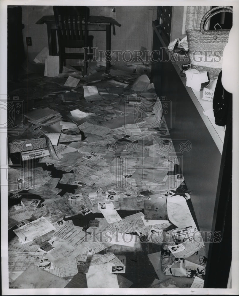 1961 Press Photo Barrick Elementary School damaged by vandals in Houston