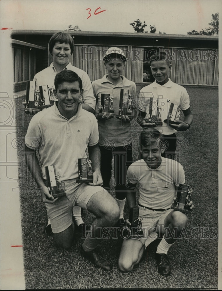 1964 Press Photo Houston Golf Association junior tournament champions- Historic Images