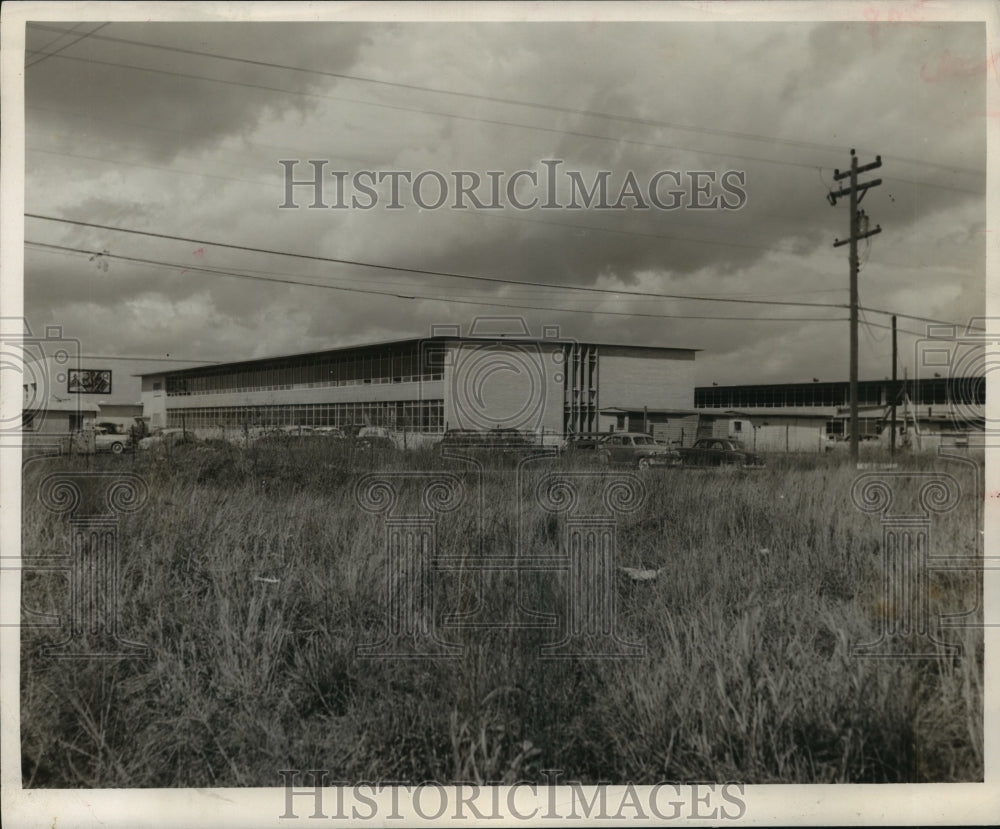 1955 Press Photo Cullen Junior HIgh on Scott Street - hca31205- Historic Images