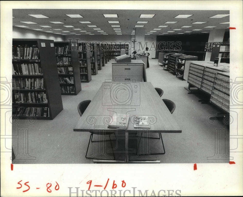 1982 Press Photo Empty children's section of Houston Public Library - hca32134