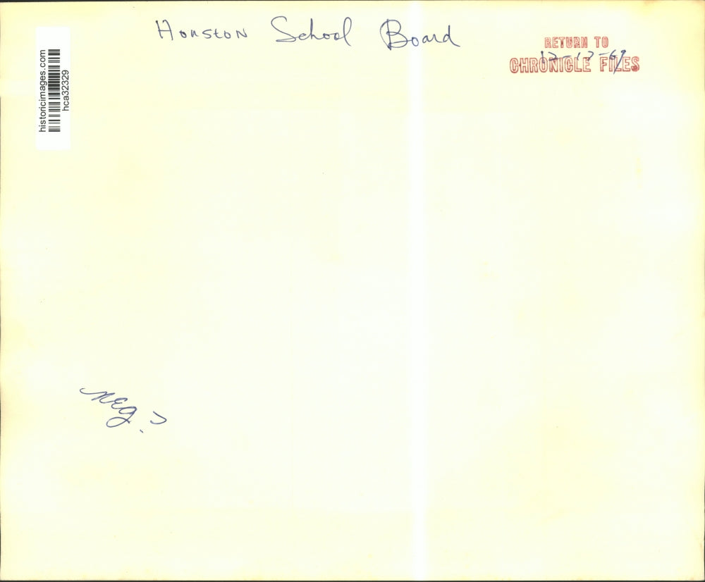 1969 Press Photo Houston school board meets - hca32329