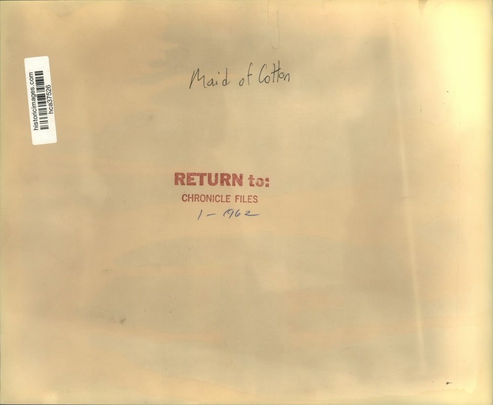 1962 Press Photo Maid of Cotton entrants visits after lunch in Memphis