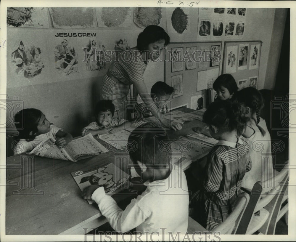 1967 Press Photo MacAshan Memorial Methodist Church's Mrs. L.E. Bibber class
