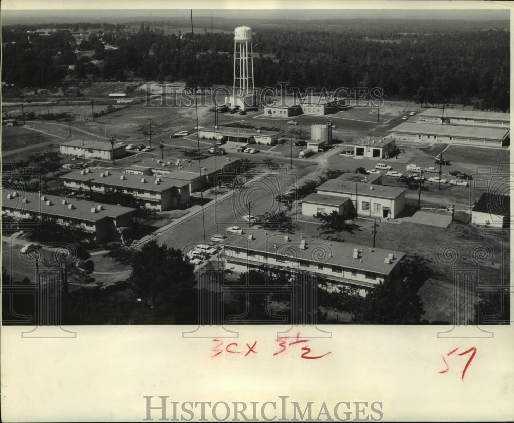 1964 Press Photo Aerial view of Lufkin State School in Lufkin, Texas - hca37857