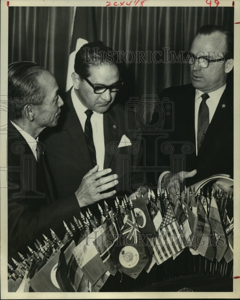 1969 Press Photo International board of directors of Lions club in Houston