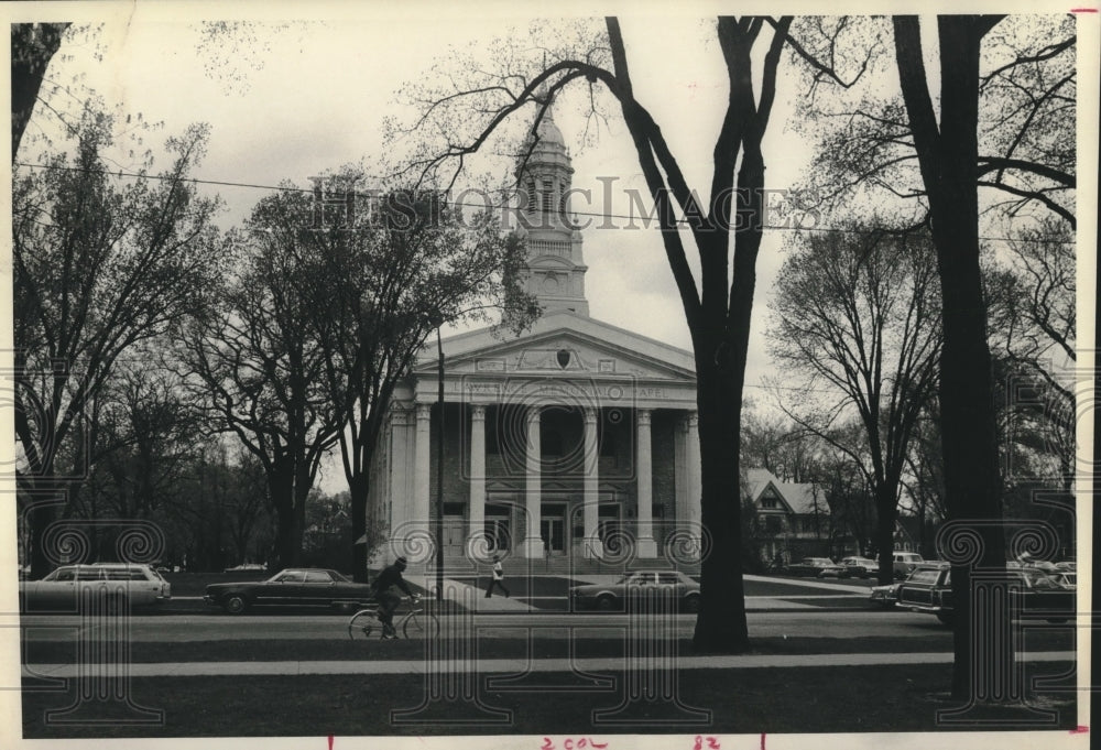 1974 Press Photo Lawrence University Chapel/auditorium in Appleton, Wisconsin