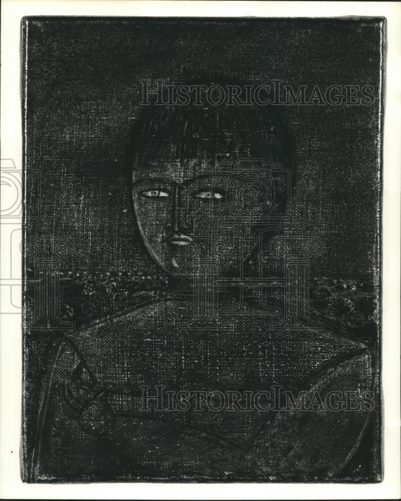 1967 Press Photo "Lumiere somebre a la Leonardo de Vinci" by Rene Bro in Houston