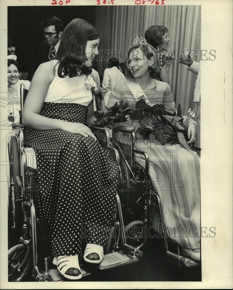 1974 Press Photo Contestants at Miss Wheelchair America in Houston - hca44879