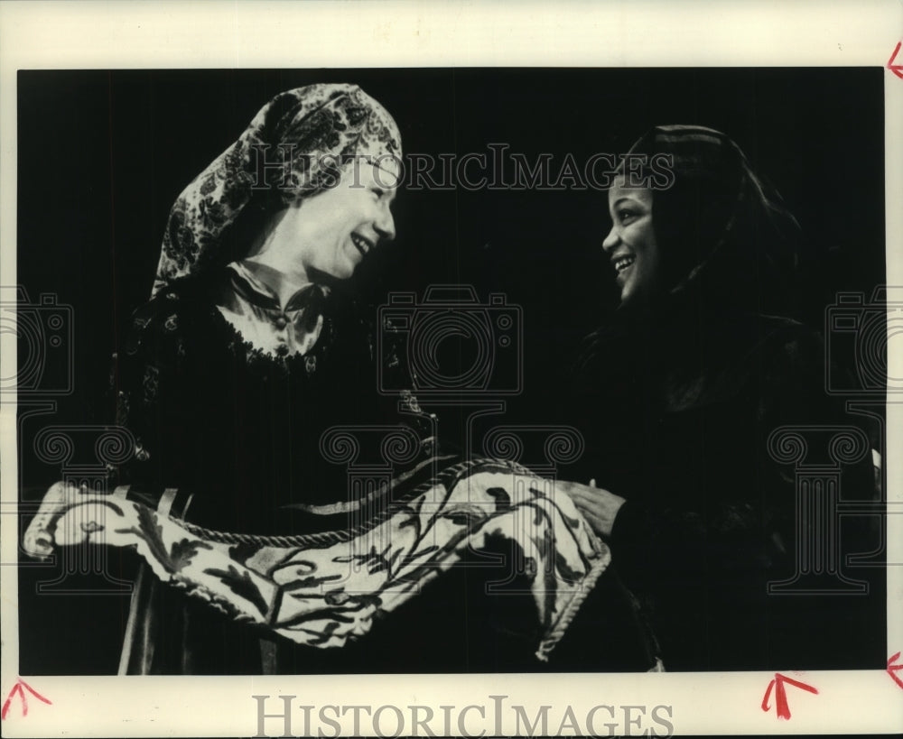 1988 Press Photo Actors in play for The National Theatre of the Deaf-Houston- Historic Images