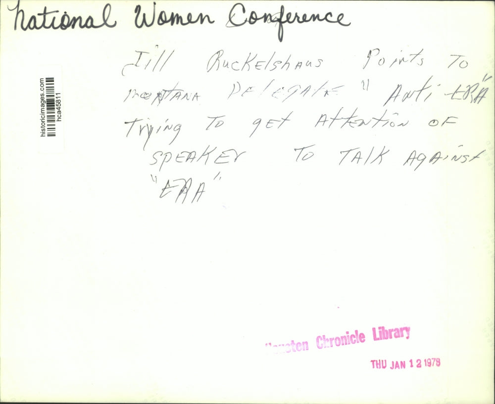1978 Press Photo Speakers at National Women's Conference; Anti-ERA - hca45811