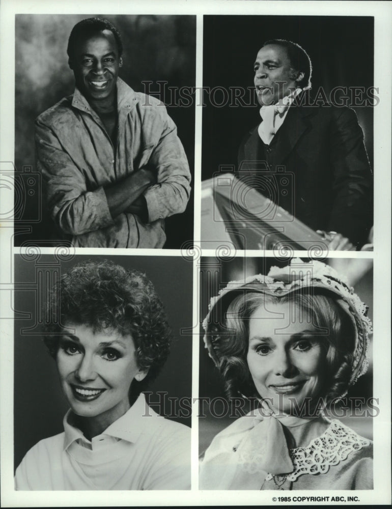 1985 Press Photo Robert Guillaume &amp; Inga Swenson in &quot;North and South&quot;- Historic Images