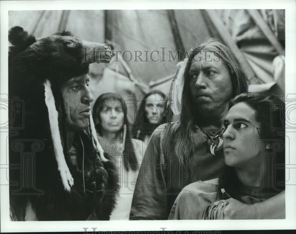 1984 Press Photo Scene from TV mini-series &quot;The Mystic Warrior&quot; - hca46738- Historic Images