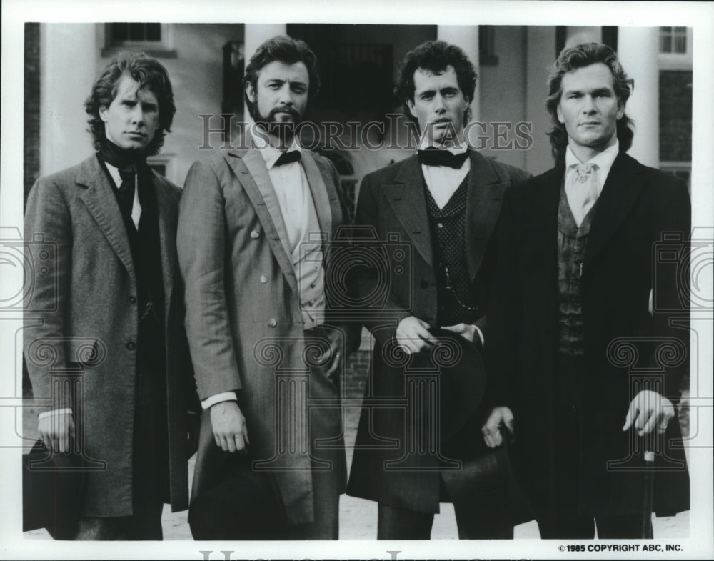 1986 Press Photo Stars of ABC miniseries &quot;North and South, Book II&quot; - hca46763- Historic Images