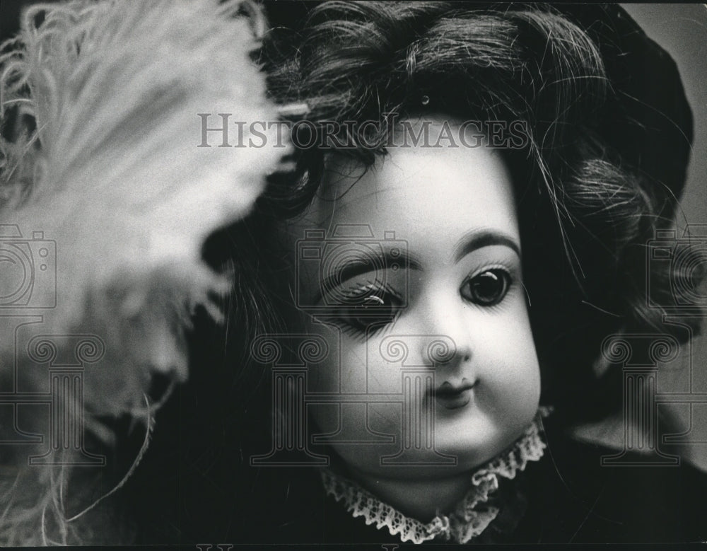 1970 Press Photo Porcelain doll at Nine to Ninety Antique Toy Museum in Houston