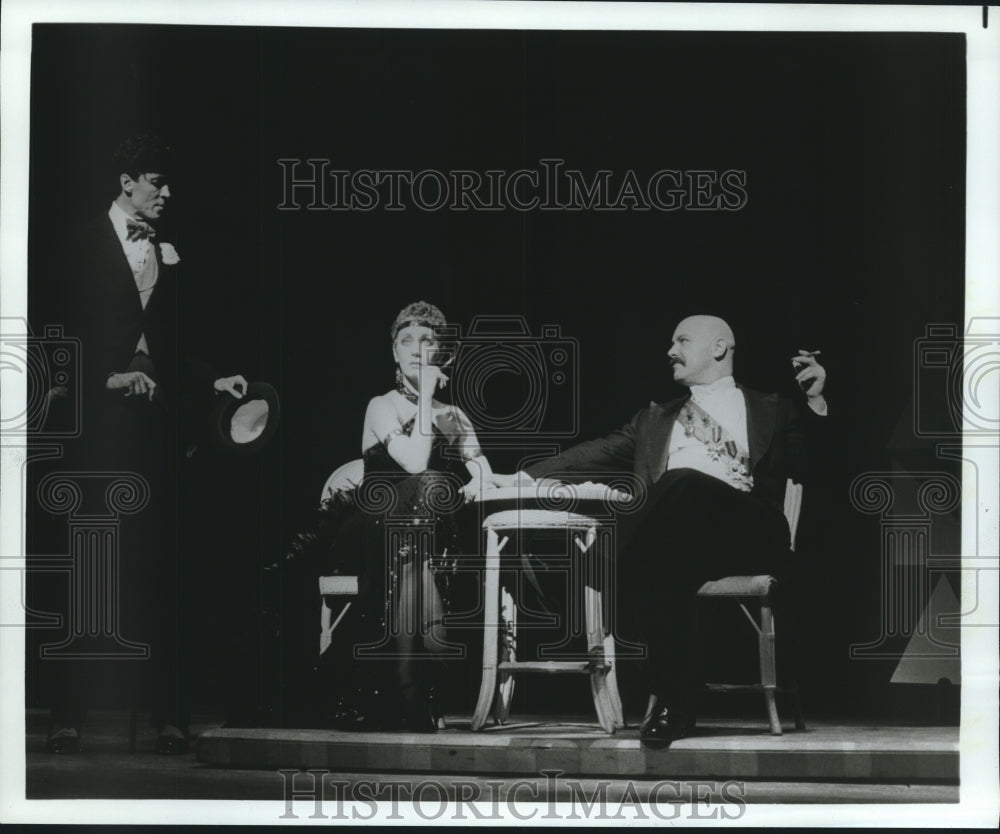 1985 Press Photo &quot;My One and Only&quot; musical scene in Houston - hca46872- Historic Images