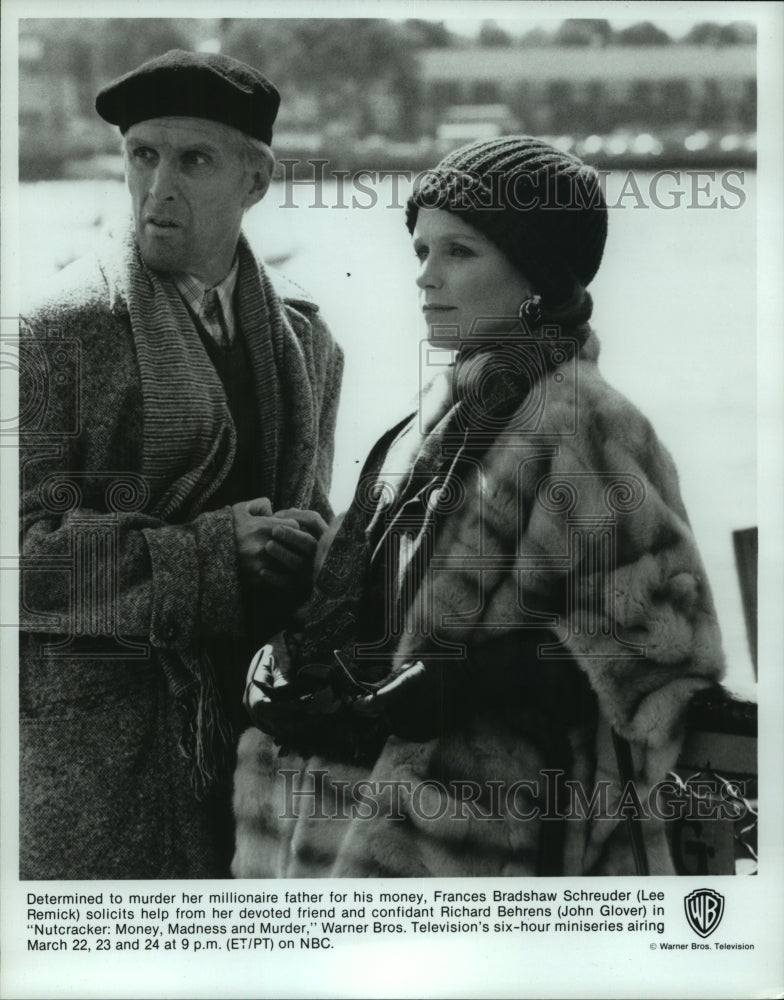 1987 Press Photo Scene from &quot;Nutcracker: Money, Madness and Murder&quot; miniseries- Historic Images