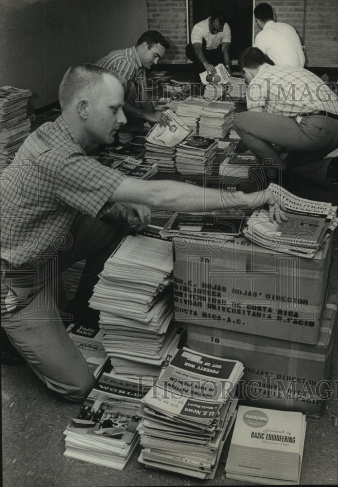 1967 Press Photo Members of the Houston Junior Chamber of Commerce - hca47975