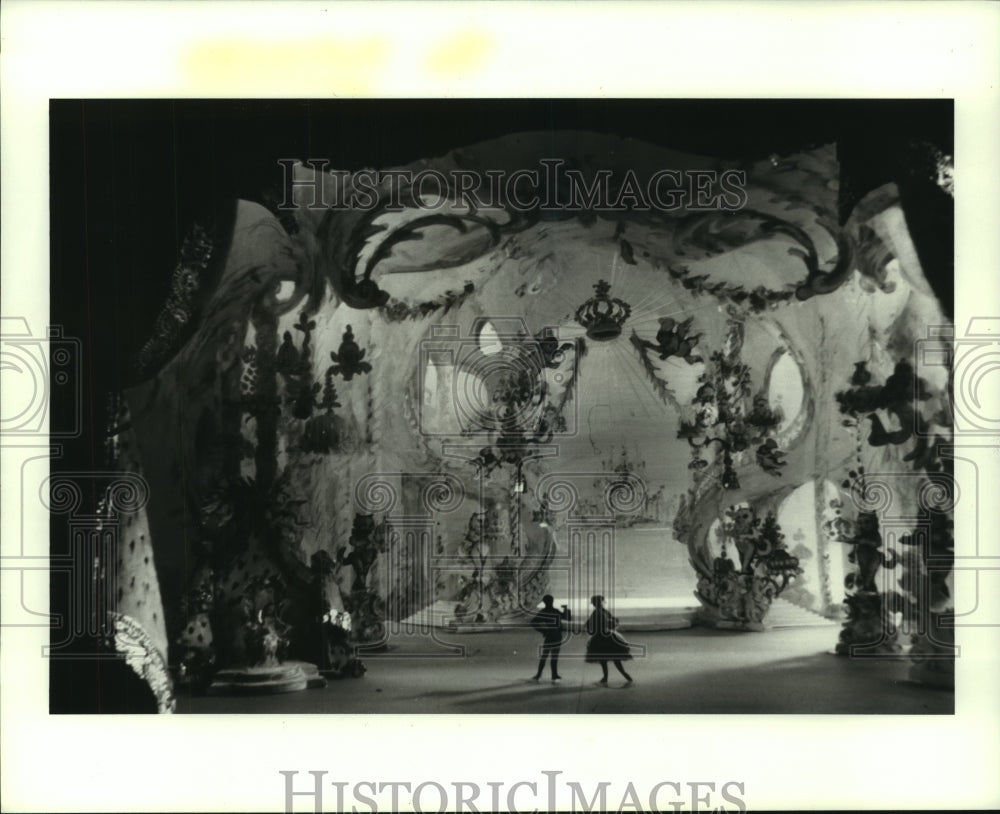 1988 Press Photo Scene from Houston Ballet&#39;s &quot;Nutcracker&quot; performance- Historic Images