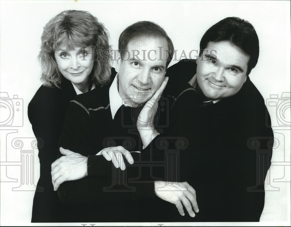 2005 Press Photo Entertainers Rich Mills, Vicki Farrell, Steve Farrell- Historic Images