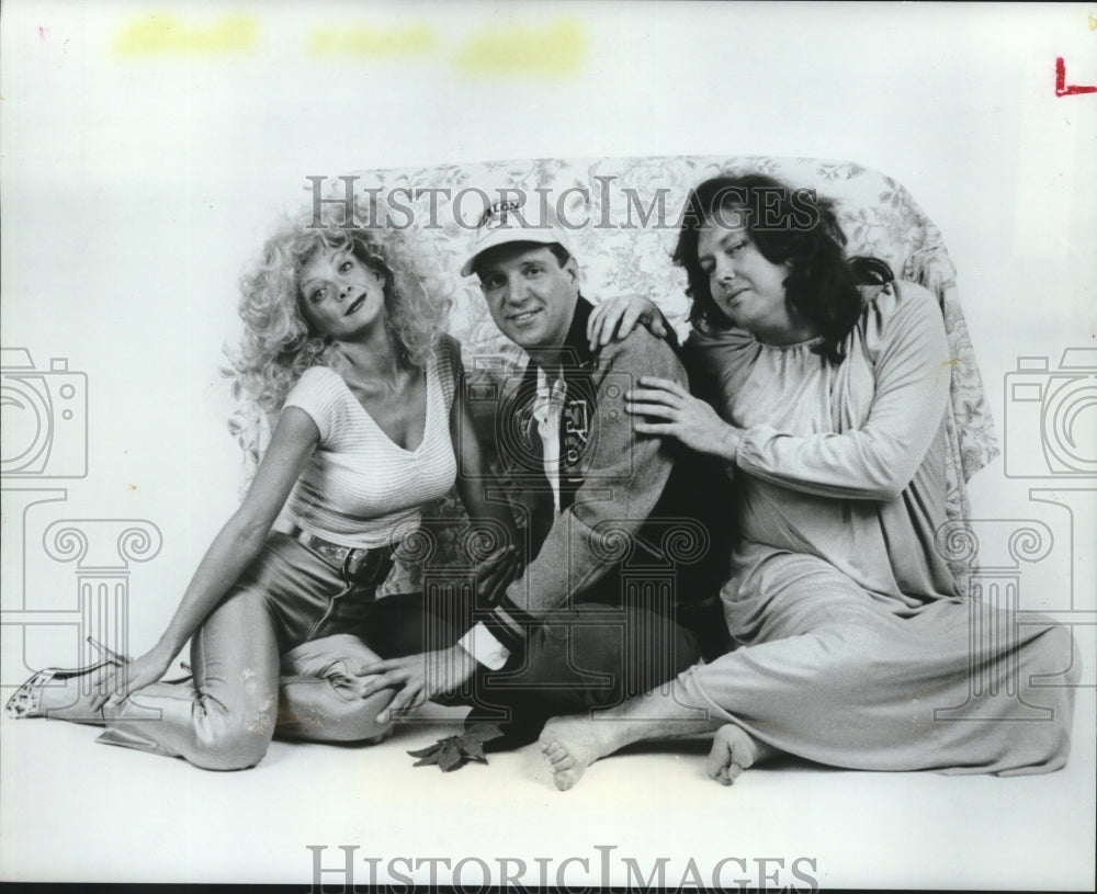 1989 Press Photo Radio Music Theater Fertle Family Bridgette, Lou and Justicena- Historic Images