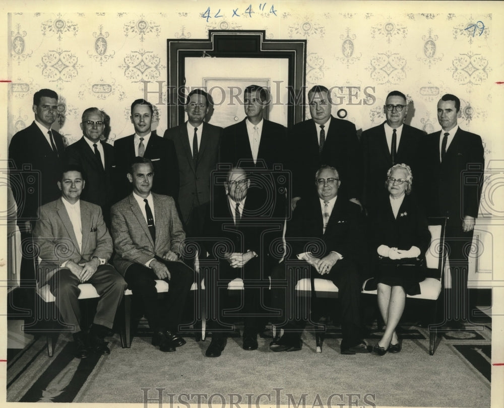 1962 Press Photo Officers and Members of the Propeller Club of Houston, Texas