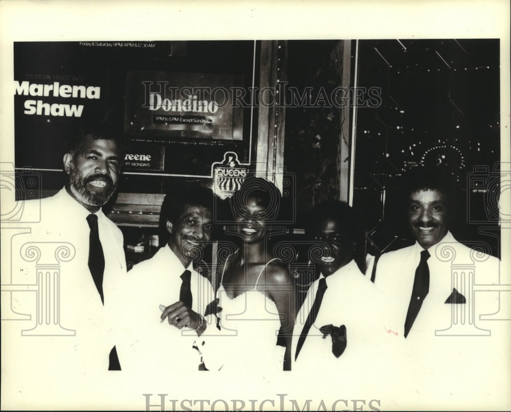 1985 Press Photo The Platters, a Pop Group - hca49354- Historic Images