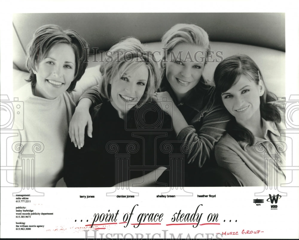 1996 Press Photo Group members of Point of Grace - Steady On - hca49513- Historic Images