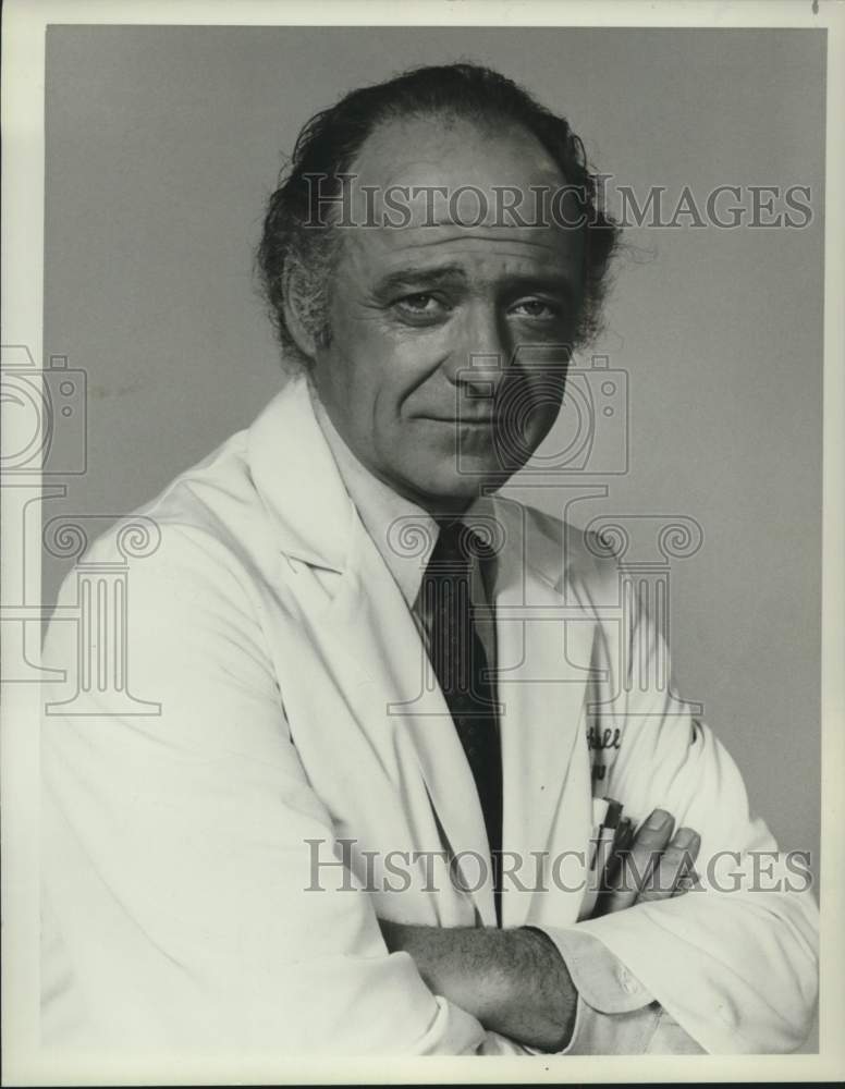 1982 Press Photo Actor Ed Flanders as Dr. Westphall in &quot;St. Elsewhere&quot; on NBC- Historic Images