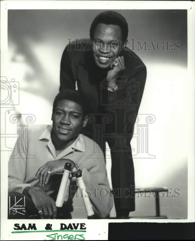 1983 Press Photo Singers Sam &amp; Dave - hca50473- Historic Images