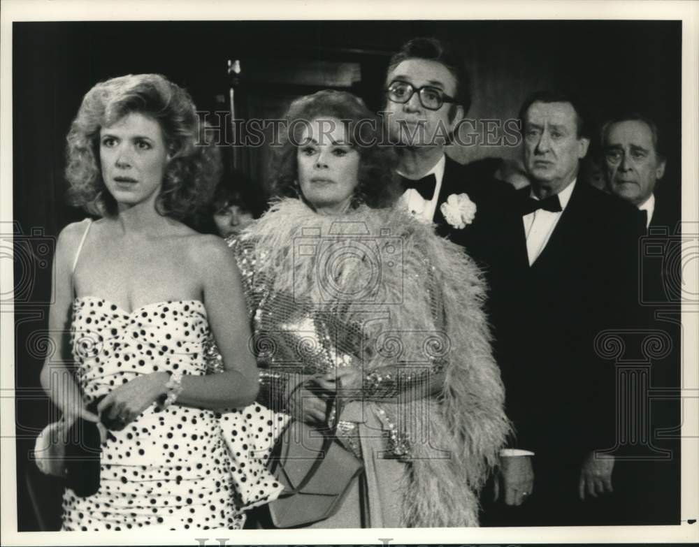 1988 Press Photo &quot;Steve Allen Show&quot; Cast Guest Star on &quot;St. Elsewhere&quot;- Historic Images