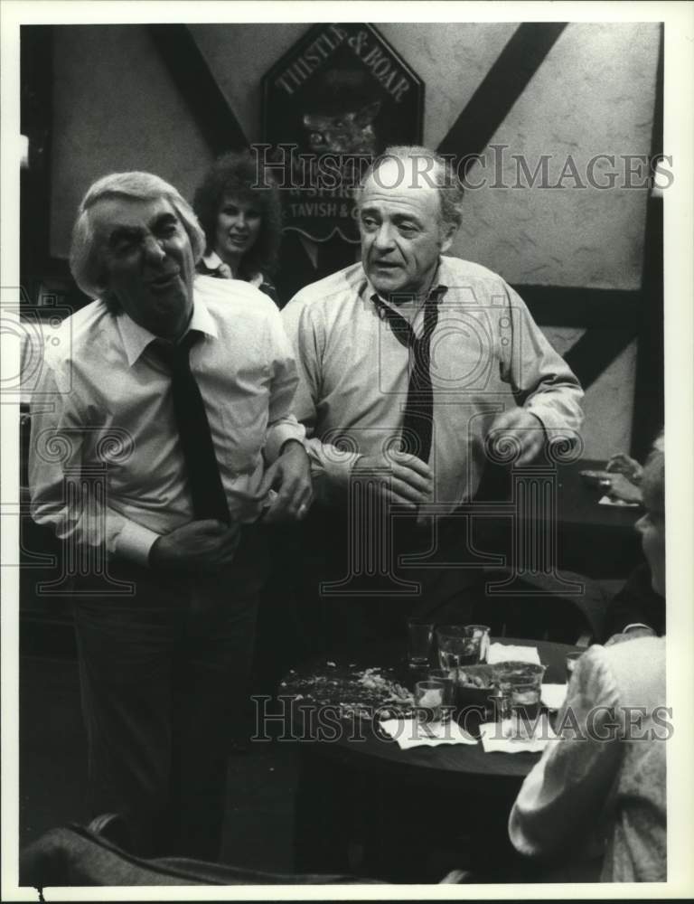 1986 Press Photo Ed Flanders &amp; Milo O&#39;Shea star in a &quot;St. Elsewhere&quot; episode- Historic Images