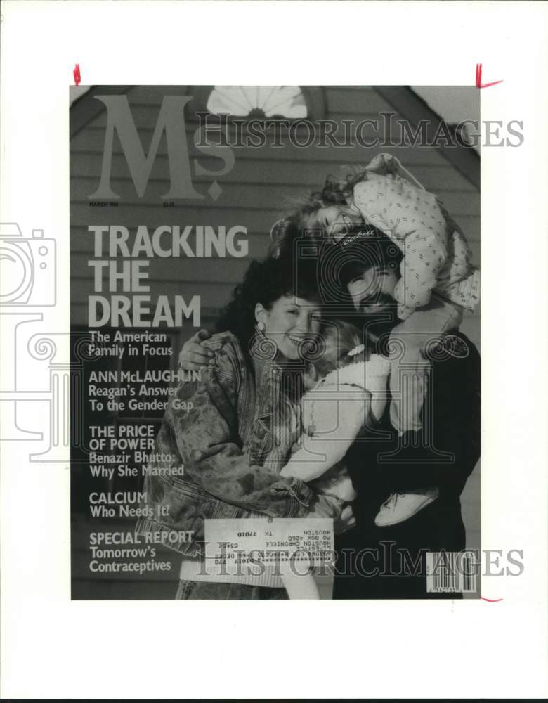 1988 Press Photo Ms. Magazine Reveals New Look and New Sections - hca51004- Historic Images