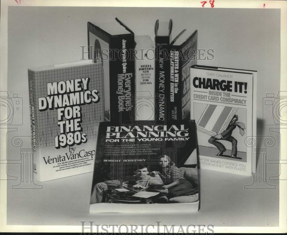 1981 Press Photo Some of the many financial books on the market today- Historic Images