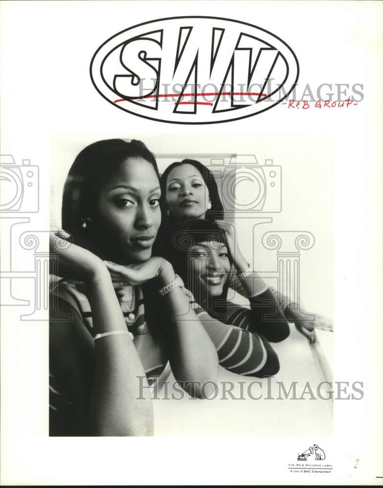 1997 Press Photo Rhythm and Blues Group, SWV - hca51228- Historic Images