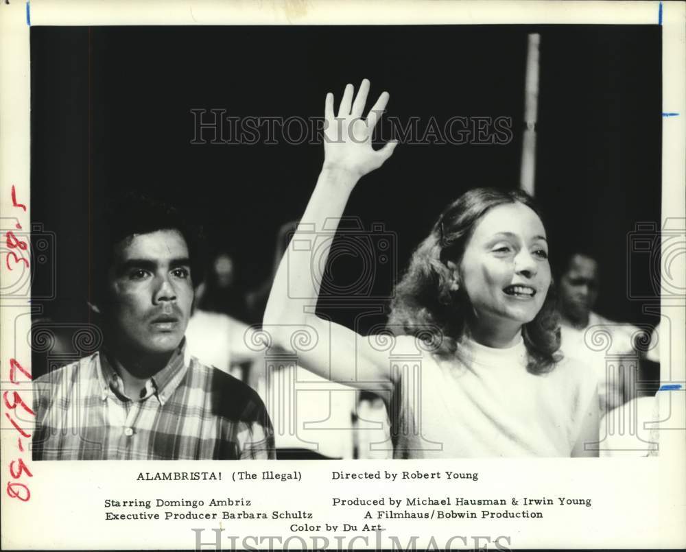 1981 Press Photo Actors In "Alambrista!" Movie - hca51431- Historic Images