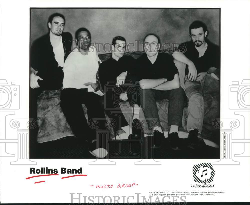 1996 Press Photo Musical group The Rollins Band - hca51496- Historic Images