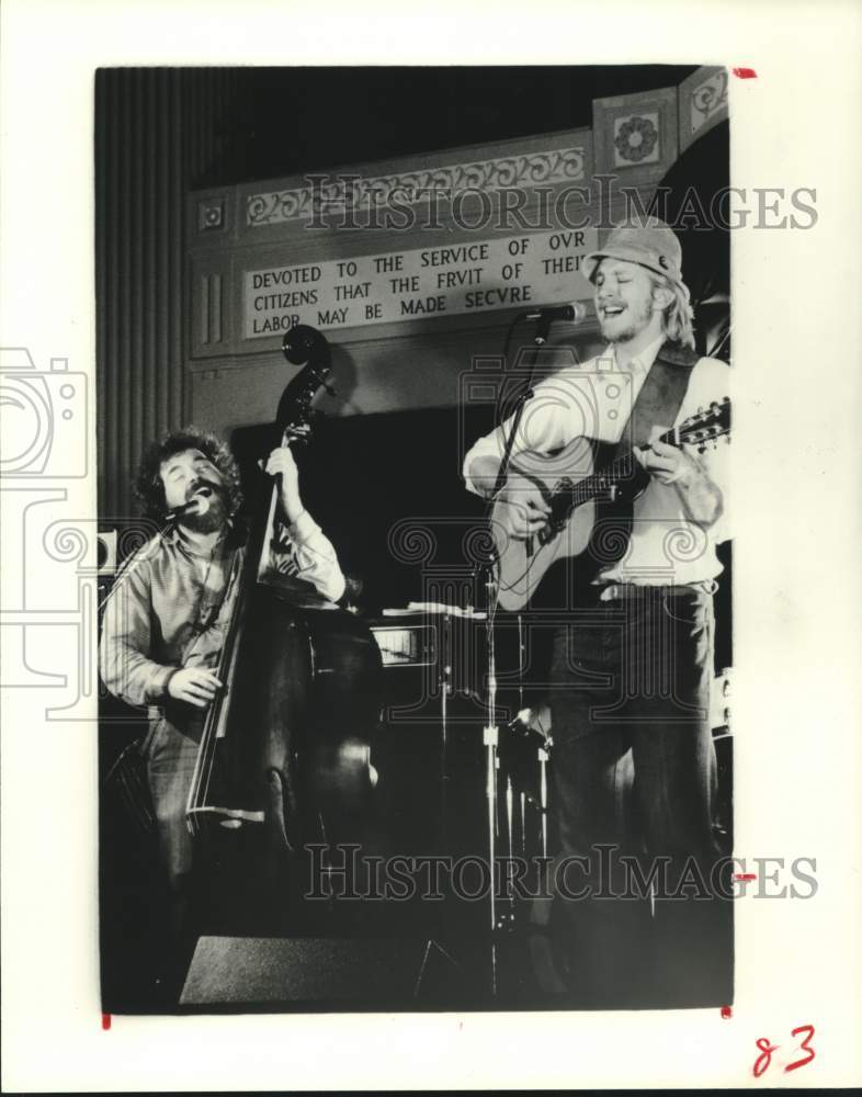 1979 Press Photo Keith Grimwood &amp; Ezra Idlep play at Rockefeller&#39;s in Houston- Historic Images