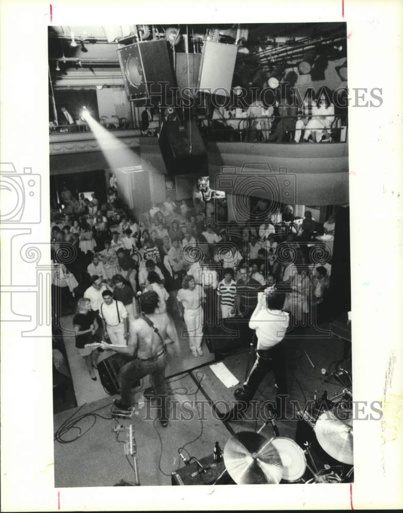 1988 Press Photo Interior of Rockefeller&#39;s Nightclub in Houston - hca51568- Historic Images