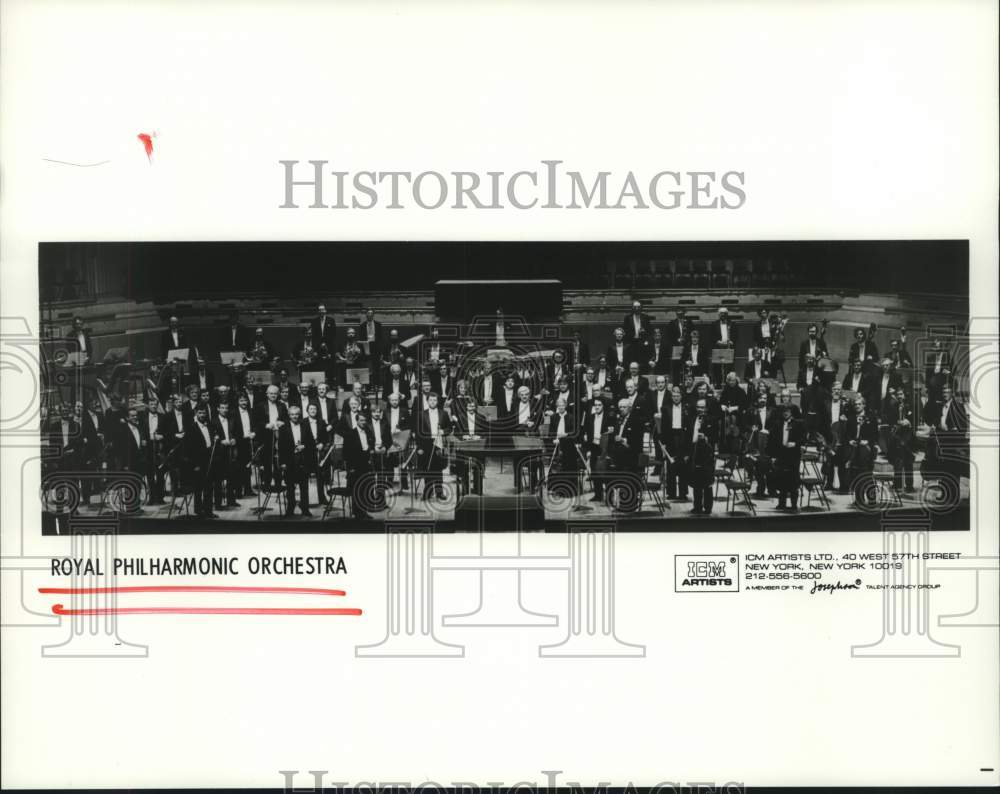 1989 Press Photo Royal Philharmonic Orchestra of London, England - hca51762- Historic Images