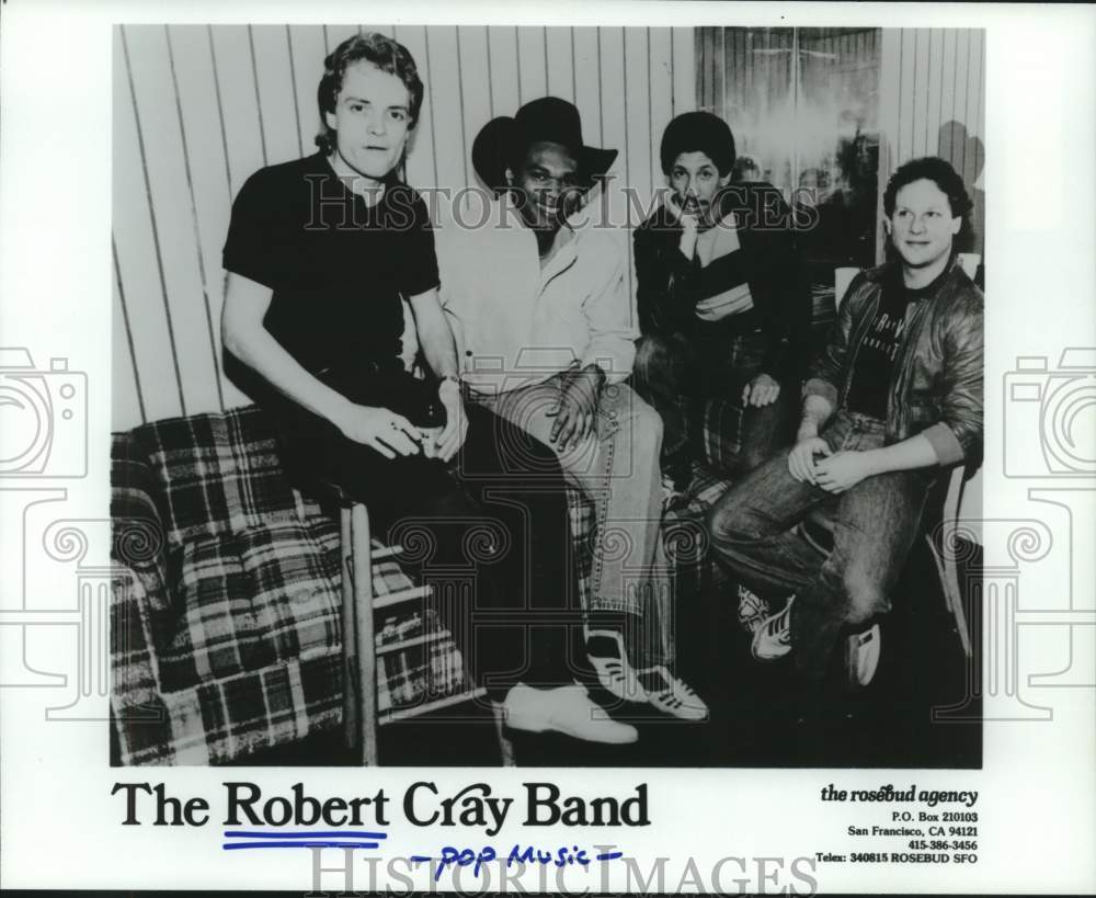 1986 Press Photo Members of The Robert Cray Band - hca51769- Historic Images