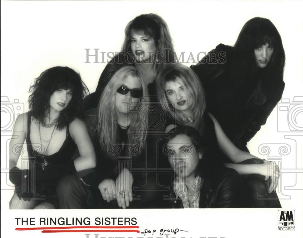 1991 Press Photo Members of the Pop Group &quot;The Ringling Sisters&quot; - hca51779- Historic Images