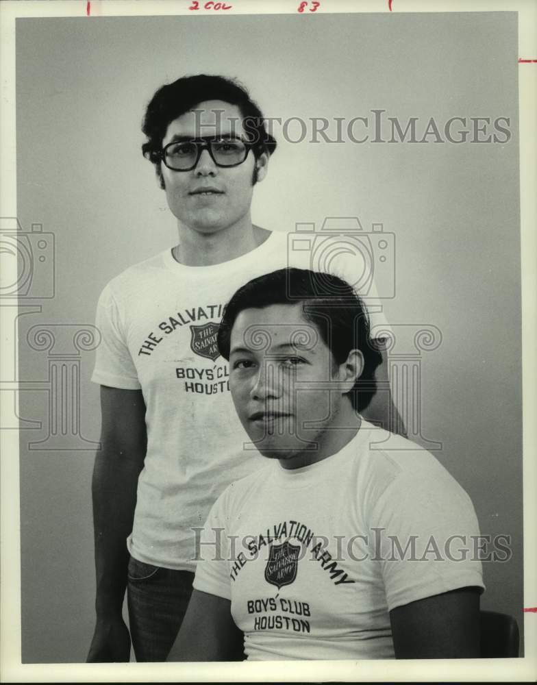 1974 Press Photo Houston's Ruben Banda & Paul Rodriguez are scholarship winners