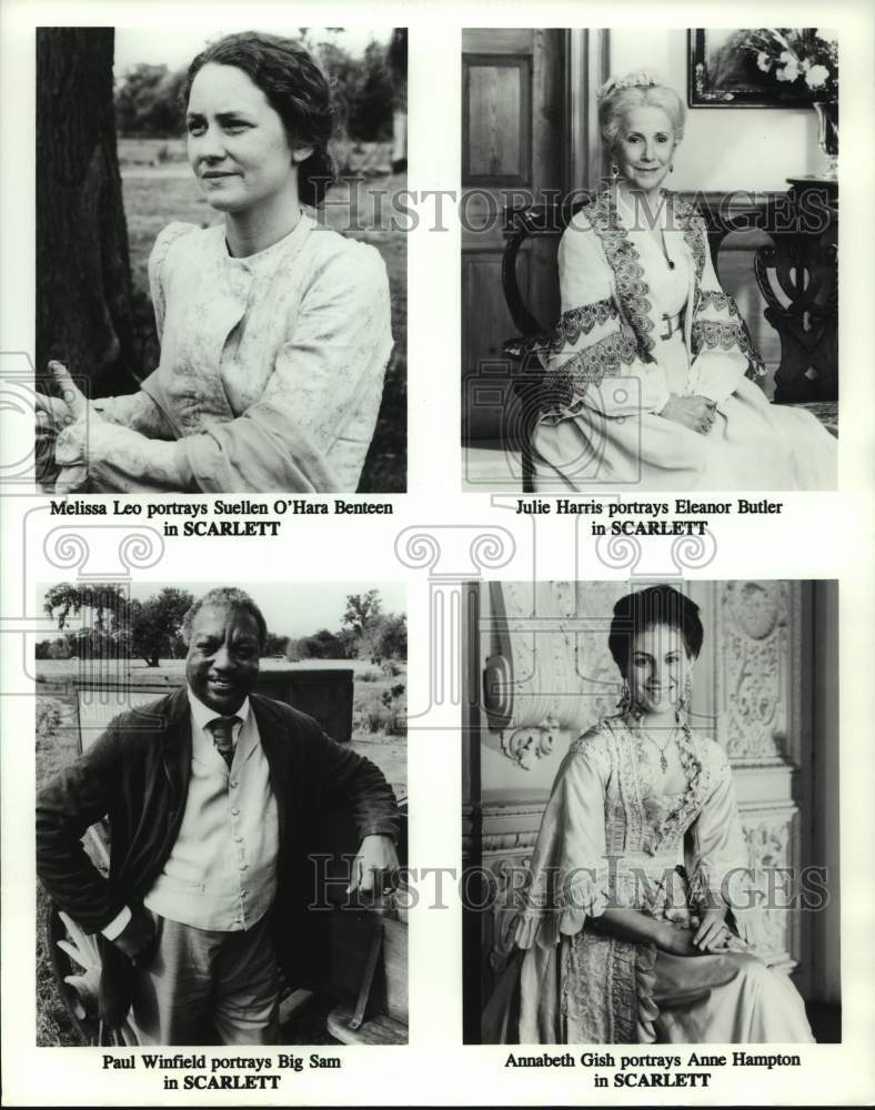 1994 Press Photo Characters in CBS Television Mini-Series &quot;Scarlett&quot; - hca51908- Historic Images